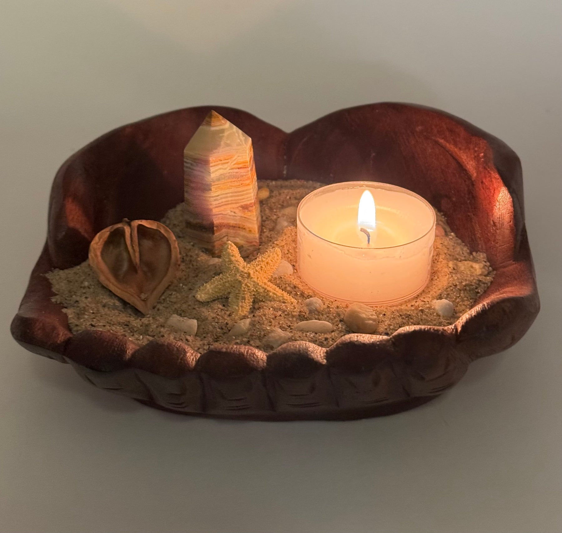 🌿 A Peaceful Glow: The Story Behind Our Afghanistan Jade Candle Bowl