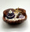 DIY Hand-Carved Wood Hands Bowl with Purple Christmas Spiral Shell Tree, Peacock Rock, Purple Quartz, Starfish and More